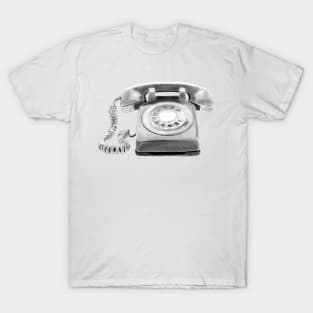 Inktober Rotary Telephone T-Shirt